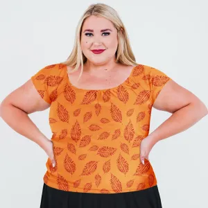 Женский укороченный купальный топ Zoey с короткими рукавами больших размеров Calypsa