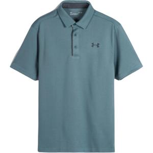 Under Armour Футболка-поло мужская Blue Gray с воротником-поло, умеренно прямого кроя