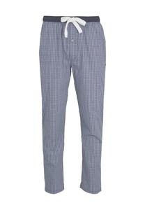 Пижамные штаны, длинные, с карманами, на шнурке, в клетку, мужские TOM TAILOR, синий