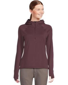Женский худи Mountain Hardwear Crater Lake Heavyweight Half Zip, Blackberry