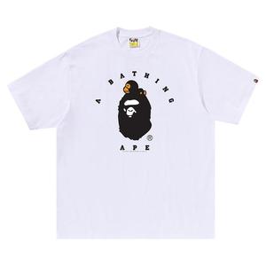 Футболка BAPE Milo College Relaxed Fit Tee 'White'