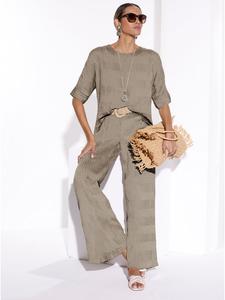 Creation L Брюки-накидка цвета кунжута