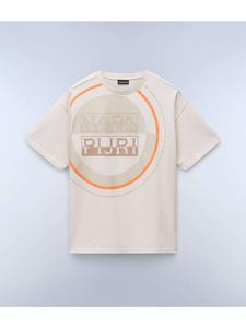 Футболка S-Tusco Ss бежевого цвета Napapijri