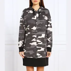 Удлиненная толстовка приталенного кроя Dkny, серый