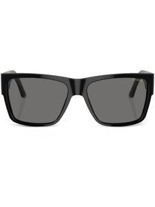 Versace Eyewear солнцезащитные очки 'Cornici' в квадратной оправе, черный