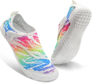 Водные тапочки JIASUQI для женщин и мужчин, босоножки для плавания и пляжа, быстро сохнущие водные сандалии для взрослых, Colorful