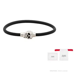 Браслет на шнурке с черепом Alexander McQueen
