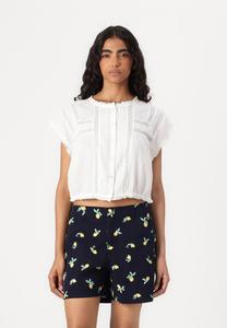 Блуза GAP RUFFLE TRIM FASHION SHIRT, New Off White/Off-White