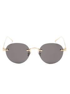 Cartier Eyewear солнцезащитные очки Panthère de Cartier в круглой оправе, золотистый