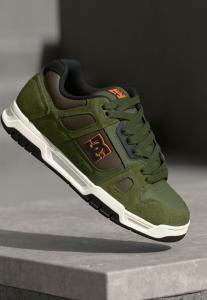 Кроссовки DC Shoes STAG, Olive/Offwhite/Green