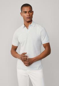 Рубашка поло LOGO Hackett London, светло-серый