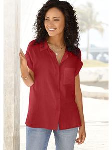 Блузка LASCANA, красный