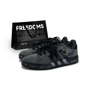 Кроссовки Grand Court Base 00s Abrasion Resistant Low top Skateboard Unisex Adidas, черный