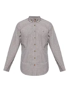 Клетчатая рубашка с вышивкой Orb Vivienne Westwood, белый