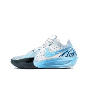 Nike Баскетбольные кроссовки Air Zoom GT Cut3 At The Summit Of EP Iceberg с низким верхом, устойчивые к истиранию, унисекс, сине-белые