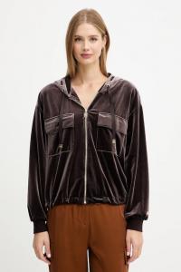 Бархатная толстовка Liu Jo, коричневый