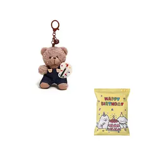 BEAR FORT Плюшевая кукла Brown Bear, The Little Artist Dolls высотой 12 см