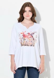 Футболка с принтом Ulla Popken, белый