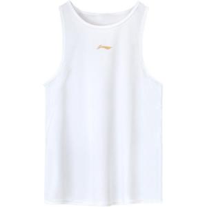 Майка унисекс белый/золотой Lining, белый