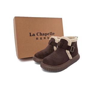 La Chapelle Износостойкие, нескользящие, короткие зимние ботинки, женские, коричневые