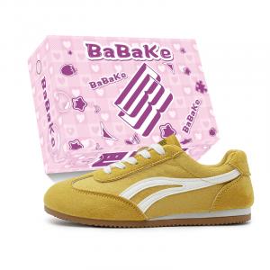 Низкие женские скейтерские кеды Babak, Yellow[High-Quality Upgraded-Box]