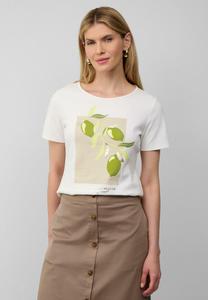 Футболка с принтом s.Oliver BLACK LABEL, кремовый