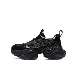 FION Низкие массивные кроссовки женские черные