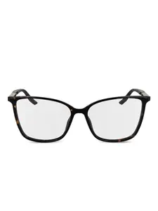 Прямоугольная оправа из ацетата Calvin Klein, коричневый