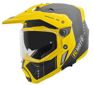 Шлем FC-Moto merkur pro air enduro, Black/Yellow