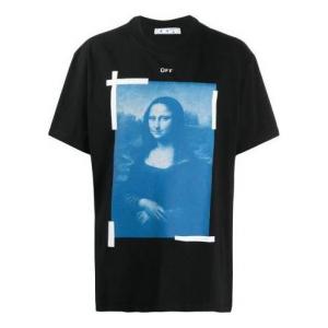 Футболка Off-White Unisex SS21 Mona Lisa Printing Black, черный