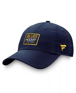 Мужская темно-синяя шляпа St. Louis Blues Authentic Pro Prime Adjustable Hat Fanatics