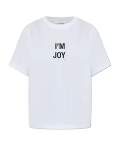 Футболка с принтом Victoria Beckham, белый