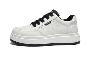 Классические винтажные повседневные белые кроссовки для скейтборда мужские HLA, бело-зеленые