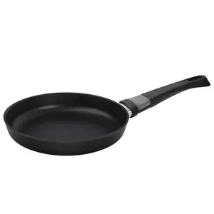 Сковорода REMOSKA LUNA 24050 24 x 5 см, алюминий, антипригарное покрытие, тефлон с керамическим усилением, съемная ручка, индукционная плита, Чехия Remoska