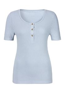 Рубашка LASCANA, светло-синий