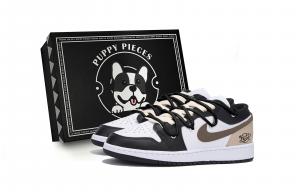 Air 1 Противоскользящие Низкие Детские Баскетбольные Кроссовки Черные Подростки Jordan