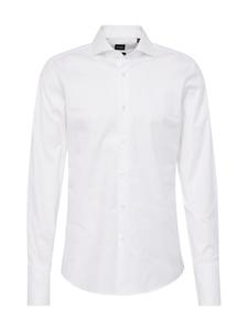 Деловая рубашка BOSS Slim fit Business Shirt H-Hank, белый