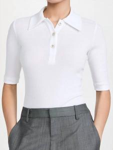 Футболка поло цвета мяты Rosetta Getty, цвет mint