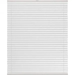 Жалюзи Plissee advanced с защитой от света, натягиваются с помощью сверления, эффект мятой ткани, по индивидуальным размерам Indeko, белый