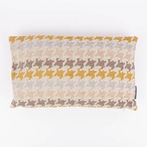 Чехол на подушку Mira "гусиные лапки" бежево-желтый в разных размерах размер 40x60см (ВxШ) размер 40x60см (ВxШ) Schöner-Leben