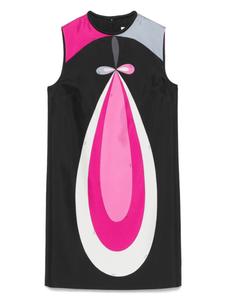 Мини-платье с геометрическим принтом PUCCI, черный