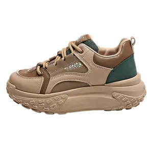 Низкие повседневные туфли женские BOLE, Khaki