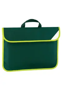 Сумка для книг с улучшенной видимостью — 4 литра, упаковка из 2 шт. Quadra, зеленый