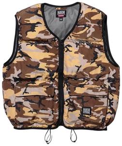 Пуховый жилет Supreme x Martithé + François Girbaud в камуфляжной расцветке, мультиколор