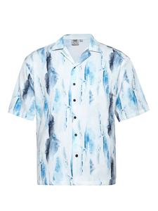 Рубашка на пуговицах классического кроя Campus Sutra Tammy, светло-голубой