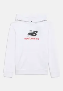 Толстовка с логотипом stacked New Balance, Bright White
