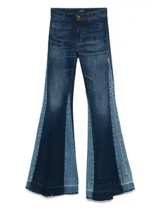 Расклешенные джинсы со вставками Seafarer, синий