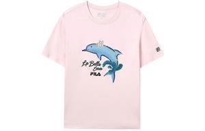 Футболка женская розовая FILA