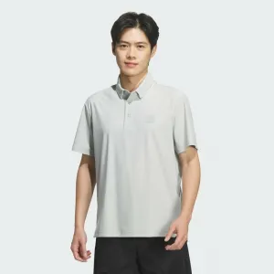 Футболка-поло Adidas Range Commuter с коротким рукавом и графическим принтом, цвет Gray