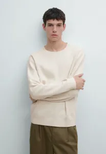 Джемпер с круглым вырезом Massimo Dutti, Beige